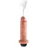 Stříkající realistické dildo Pipedream King Cock 6", 18 cm – Sleviste.cz