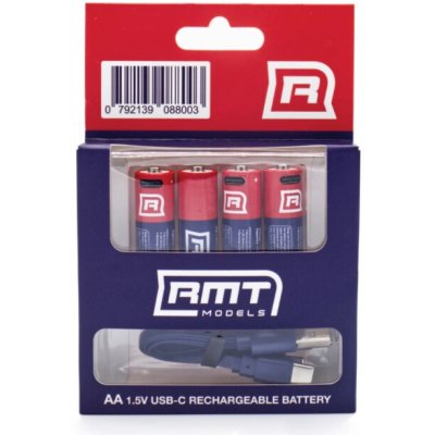 RMT models Dobíjecí baterie AA USB-C 4ks – Zboží Dáma