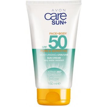 Avon hydratační voděodolné pleťové a tělové mléko na opalování SPF50 150 ml