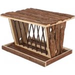 Trixie jesličky na seno samostatně stojící z přírodního dřeva 40 x 22 x 30 cm – Zboží Dáma