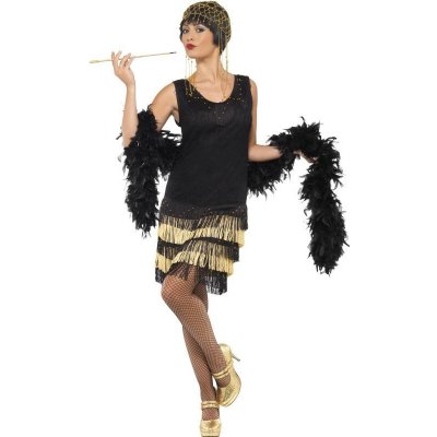Smiffys.com Flapper Charleston 20. léta černé – Hledejceny.cz