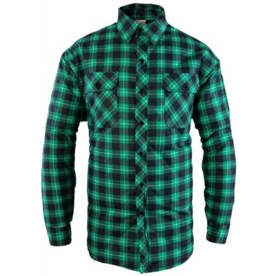 Polstar Bono zateplená flanelová košile green – Sleviste.cz
