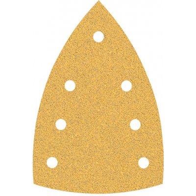 BOSCH Brusný papír EXPERT C470 se 7 otvory pro multifunkční pily 100 × 150 mm, G 60, 10 ks 2608901115 – Zboží Dáma