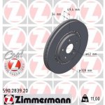 Brzdový kotouč ZIMMERMANN 590.2839.20 | Zboží Auto