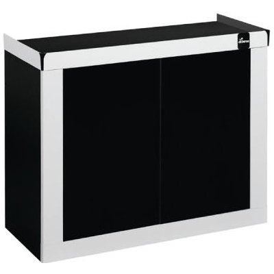 Diversa stolek Fine 100 x 50 x 70 cm rovný černý bílý