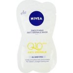 Nivea Visage Q10 Plus vyhlazující maska proti vráskám Smoothing Anti-wrinkle Mask 2x7,5 ml – Zboží Dáma