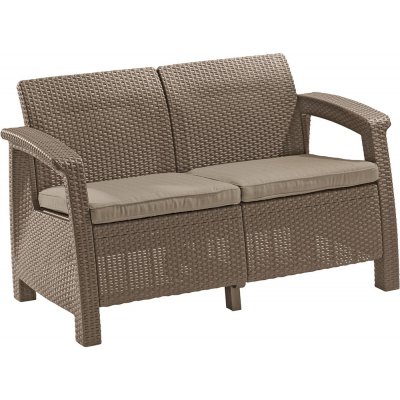Keter Corfu Love Seat cappuccino – Zboží Dáma