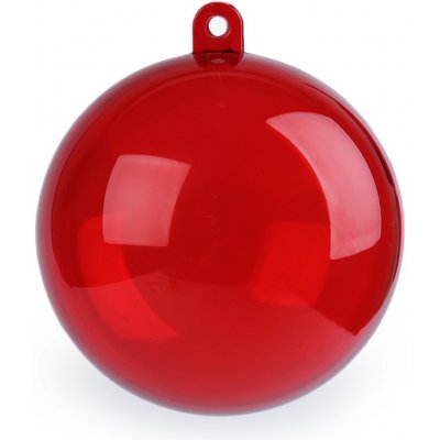 Prima-obchod Plastová koule Ø6 cm dvoudílná barva 2 červená – Zbozi.Blesk.cz