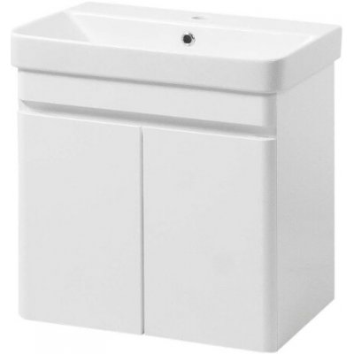 Lavedo Vivace White Air 55 koupelnová skříňka s umyvadlem, lesk – Zbozi.Blesk.cz