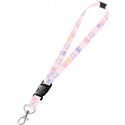 Šňůrka na krk s karabinkou Mazlíčci – Zboží Dáma