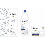 Dove Beauty For All Deeply Nourishing sprchový gel 250 ml + Original toaletní mýdlo 100 g dárková sada – Zboží Mobilmania