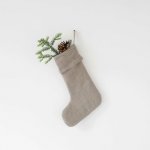 Linen Tales Látková vánoční punčocha Natural Linen Tales – Hledejceny.cz