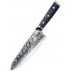 Kuchyňský nůž UG Grill Nůž Chef 20 cm Damašková ocel 67 med modrá pryskyřice