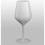 Gold Plast Plastová nerozbitná bílá sklenice na víno a koktejly 470 ml – Zboží Mobilmania