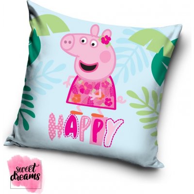 Carbotex Prasátko Peppa Peppa Pig motiv happy 40 x 40 cm – Zbozi.Blesk.cz