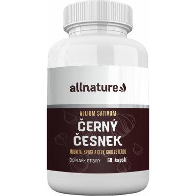 Allnature Černý česnek 60 kapslí – Hledejceny.cz