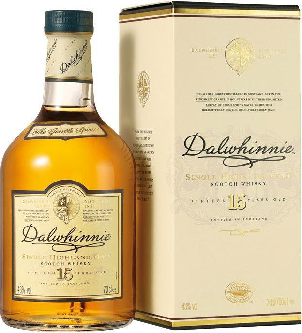 Dalwhinnie 15y 43% 0,7 l (holá láhev)