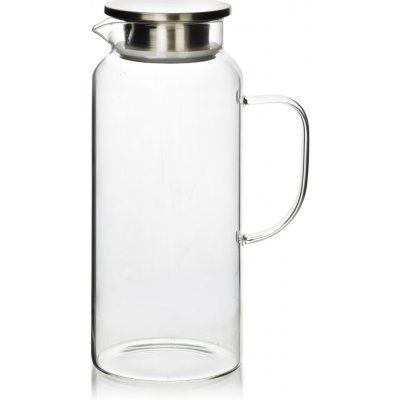 Mondex Skleněný džbánek s víkem CLARA 1,9 L transparentní – Zbozi.Blesk.cz