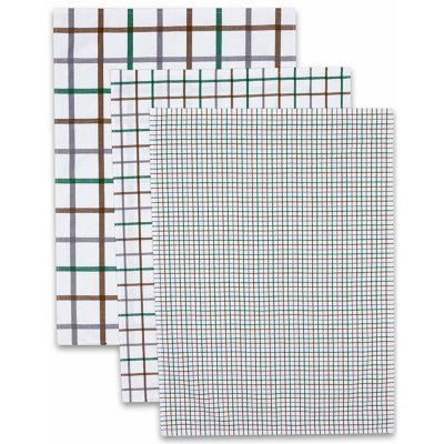 Sleep-well Káro mix 50x70 zelená 3 ks – Sleviste.cz