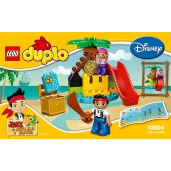 LEGO® DUPLO® 10604 Jake a piráti ze Země Nezemě Ostrov pokladů