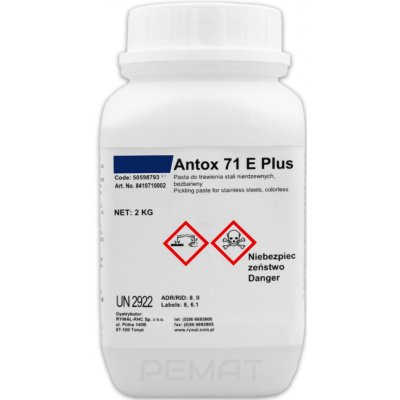 ANTOX 71E Plus Mořící pasta na nerez 2 kg – Zboží Mobilmania