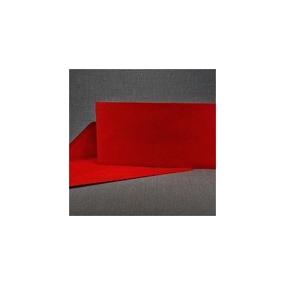Obálka barevná DL 220 x 110 mm- červená – Zboží Živě