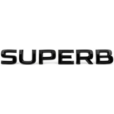 Škoda Auto Zadní nápis Superb | Škoda Superb III (2015 - 2024), černý SPORTLINE, originál – Hledejceny.cz