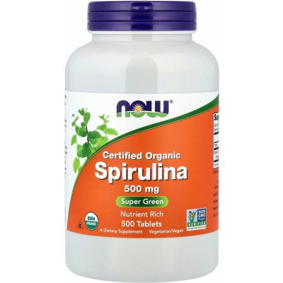 NOW Foods Spirulina 500 mg 500 tablet – Hledejceny.cz