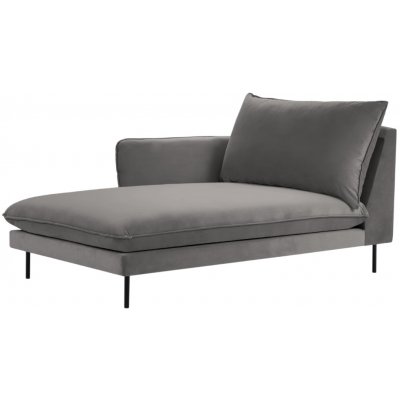 Cosmopolitan Design Vienna sametová 170 cm levá světle šedá – Zboží Dáma