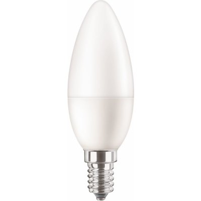 Philips LED žárovka E14 CP B35 FR 5W 40W studená bílá 6500K , svíčka – Zboží Mobilmania