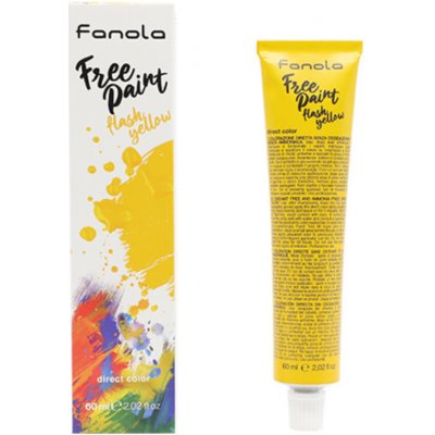 Fanola Free paint barvy na vlasy Flash Yellow 60 ml