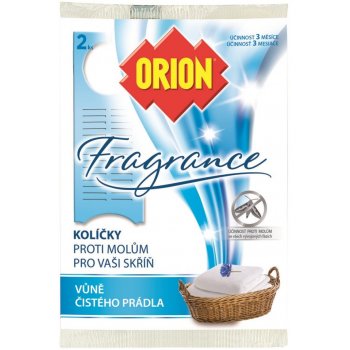 Orion Fragrance Jasmín a konvalinka závěsné kolíčky proti molům 2 kusy