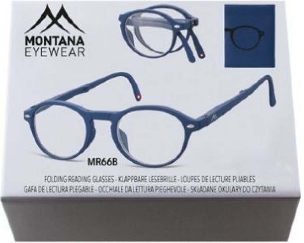 Montana Eyewear SKLÁDACÍ dioptrické brýle BOX66B BLUE | Srovnanicen.cz