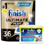 Finish Ultimate Plus Fresh kapsle do myčky 36 ks + čistič 250 ml – Zbozi.Blesk.cz