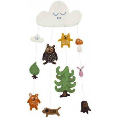 Klippan Švédsko Kolotoč nad postýlku Little Bear – Zboží Dáma