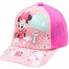 Dětská kšiltovka Setino Dívčí / dětská Minnie Mouse Disney motiv Hello! Růžová