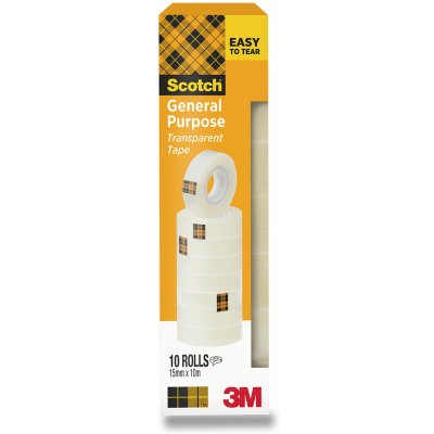 3M Scotch Samolepicí páska 15 mm x 10 m – Zboží Dáma