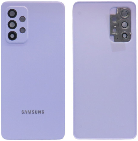 Kryt Samsung Galaxy Galaxy A52 4G SM-A525F, A52 5G SM-A526B, A52s 5G SM-A528B zadní + fotoaparátu fialový