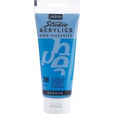 Akrylová barva PEBEO Studio Acrylic 100 ml Cerulean blue – Hledejceny.cz