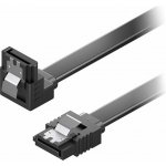 AlzaPower SATA 3.0 6Gbps 90° 0.5m černý APW-CBSA3905B – Zboží Živě