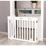 Trixie Dveřní zábrana branka bílá 3 díly 82-124 x 61 cm – Sleviste.cz