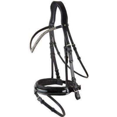 HORZE Uzdečka Grayson se švédským nánosníkem černá – Zboží Dáma