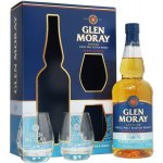 Glen Moray PEATED 40% 0,7 l (dárkové balení 2 sklenice) – Hledejceny.cz
