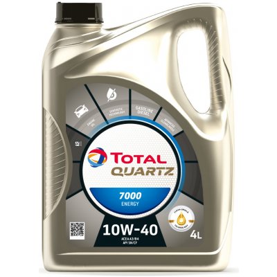 Total Quartz 7000 Energy 10W-40 4 l – Zboží Mobilmania