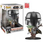 Funko Pop! Star Wars The Mandalorian Mandalorian with Baby Yoda 25 cm Super Sized – Hledejceny.cz