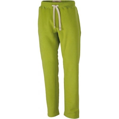 James & Nicholson tepláky Vintage pants zelená limetková – Zboží Mobilmania