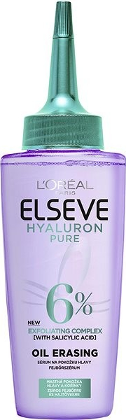 L\'Oréal Paris Elseve Hyaluron Pure Oil Erasing Scalp Serum sérum na mastnou pokožku hlavy 102 ml