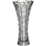 Bohemia Crystal Crystal Broušená skleněná váza z křišťálu Bohemia Crystal X 80452/255 mm. Bohatý brus Klasik. – Hledejceny.cz