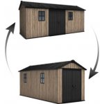 Keter Apex 7,5 x 17 Ashwood, s podlahou, 612108 – Zboží Dáma