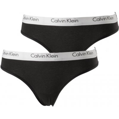 Calvin Klein Calvin Klein 2pack Tanga šedá – Zboží Mobilmania